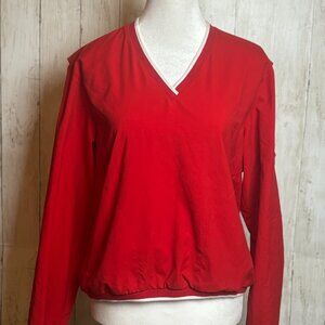 Liz Claiborne Liz Golf Active Wear Mesh Lined Pullover Size Small